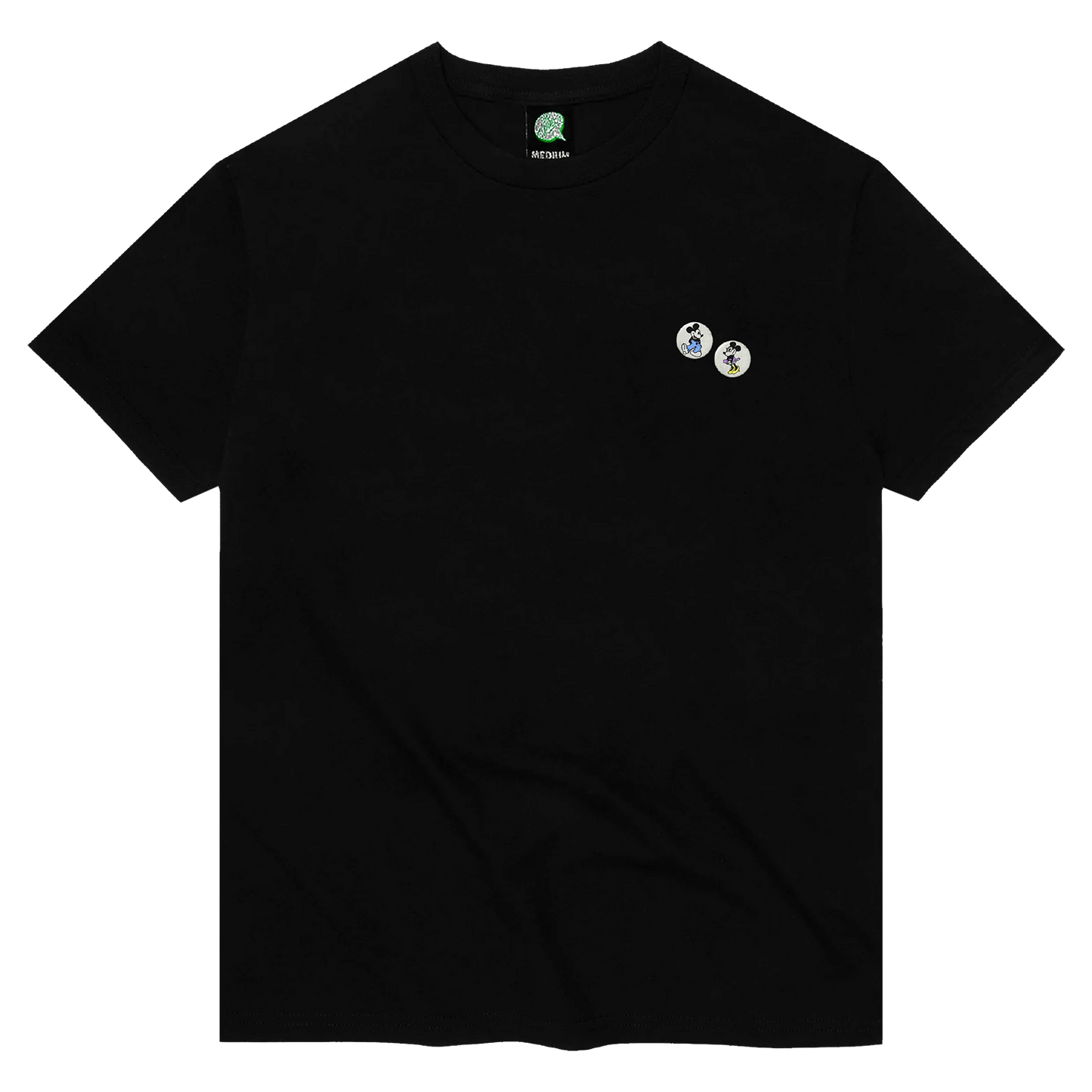 Violet Skateboards T-SHIRT Violet Mickey Loves Minnie Tee - Black