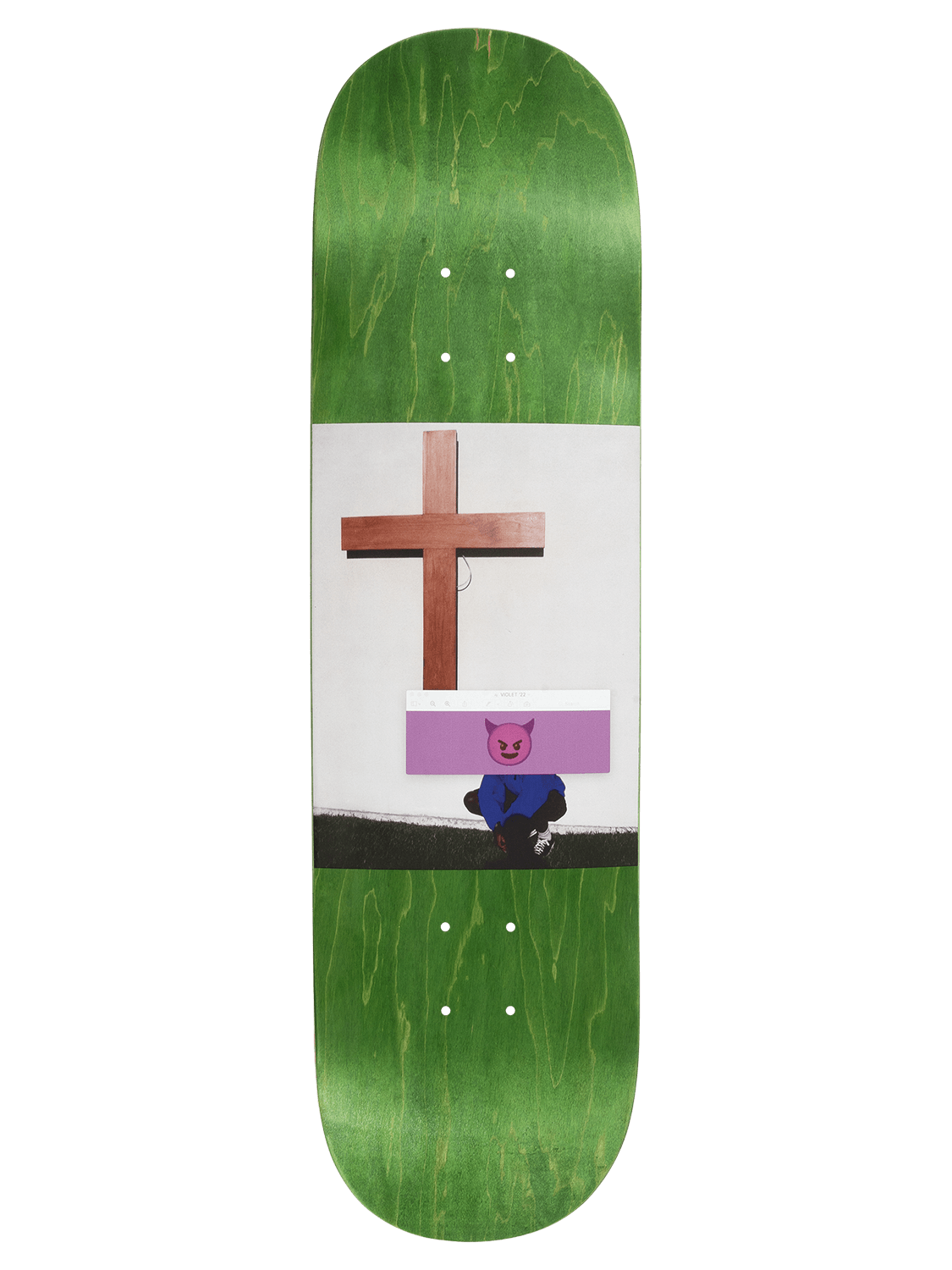 Violet Skateboards DECK 8.5 Violet Team Cross Deck - 8.5