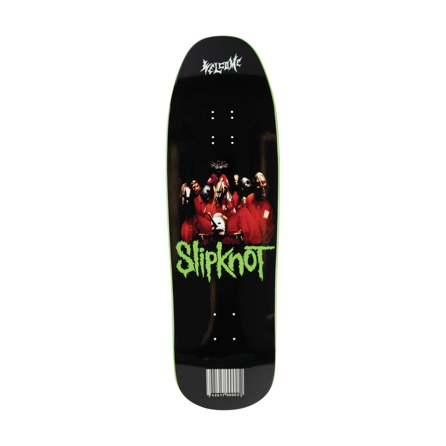 WELCOME SKATEBOARDS DECK 9.67 Welcome Slipknot Self-Titled on Gaia Deck - 9.67