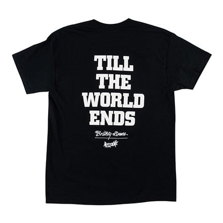 Welcome x Britney Spears World Ends Tee - Black – Holistic Skateshop