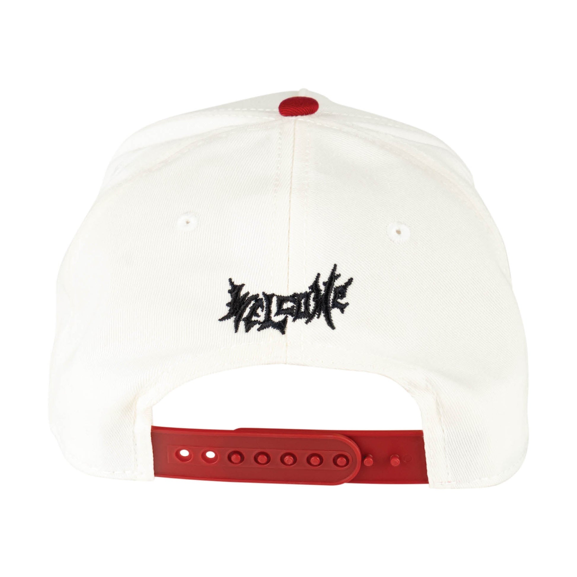 WELCOME SKATEBOARDS HAT Welcome x Slipknot Nonagram Embroidered 2-Tone Hat - White Red