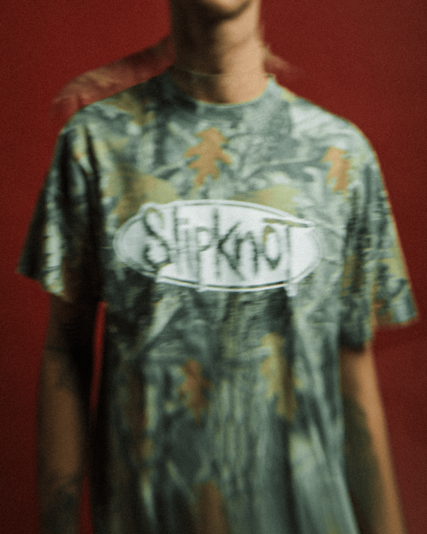 WELCOME SKATEBOARDS T-SHIRT Welcome x Slipknot Oval Tee - Woodland Camo
