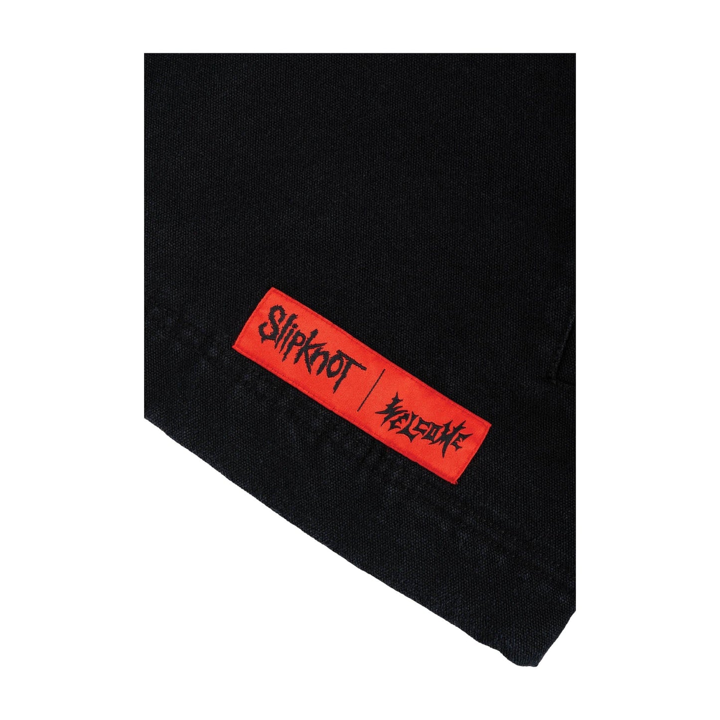 WELCOME SKATEBOARDS JACKET Welcome x Slipknot Self-Titled Custom Printed Canvas Jacket - Black