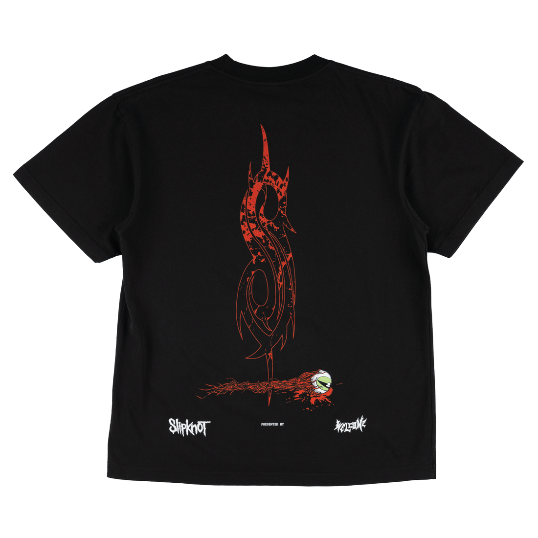 WELCOME SKATEBOARDS T-SHIRT Welcome x Slipknot Spit It Out Tee Tee - Black