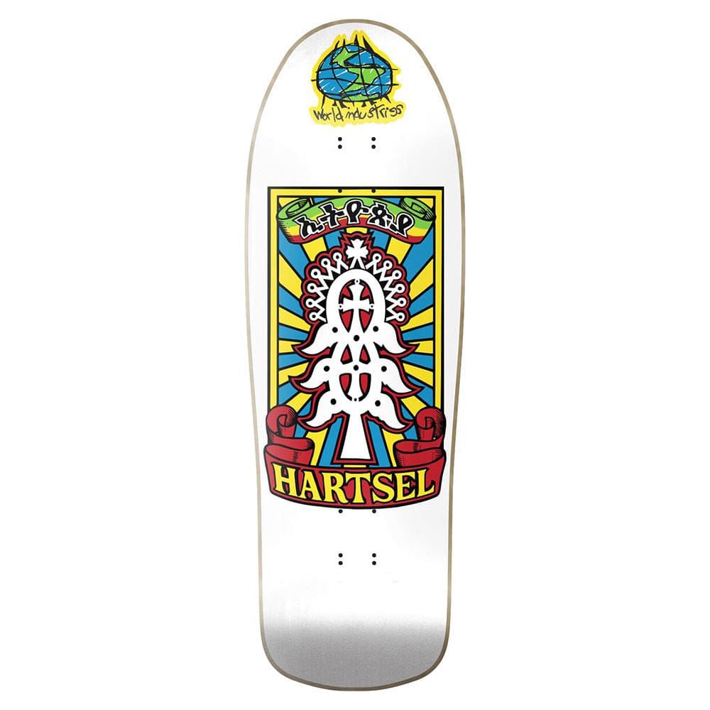 World Industries DECK 9.4 World Industries Jef Hartsel Yout Model Shaped Deck - 9.4