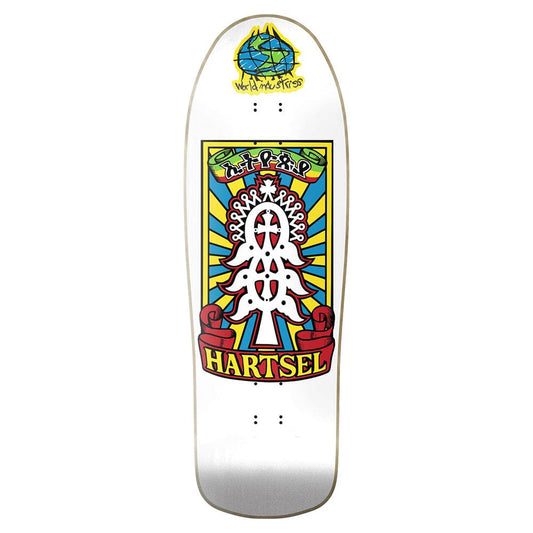 World Industries DECK 9.4 World Industries Jef Hartsel Yout Model Shaped Deck - 9.4