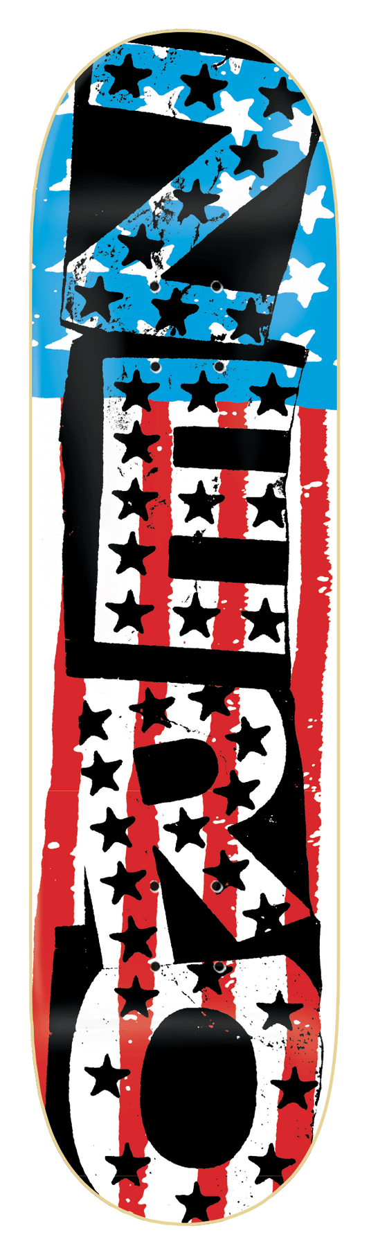 Zero Skateboards DECK 8.25 Zero American Punk Logo Deck - 8.25