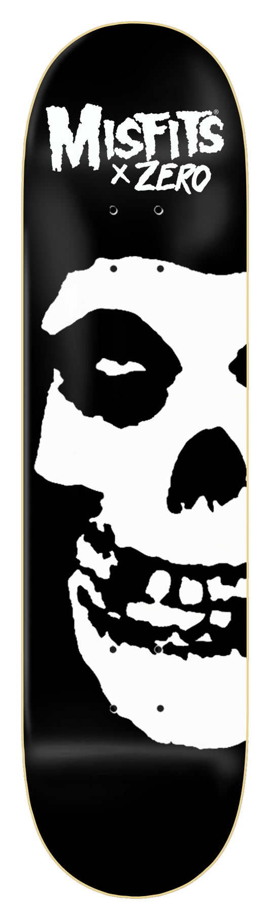 Zero Skateboards DECK 8.25 Zero Misfits Fiend Skull Deck - 8.25