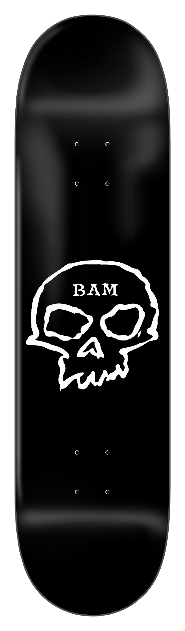 Zero Skateboards DECK Zero Skateboards Bam 2 Single Skull Dipped Deck