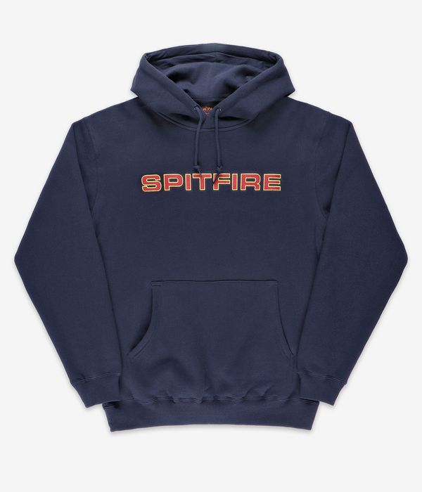 SPITFIRE CLASSIC '87 EMBROIDERED HOODIE - NAVY RED