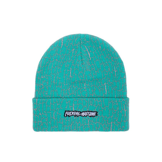 FUCKING AWESOME EVERYDAY CAMO CUFF BEANIE - TURQUOISE
