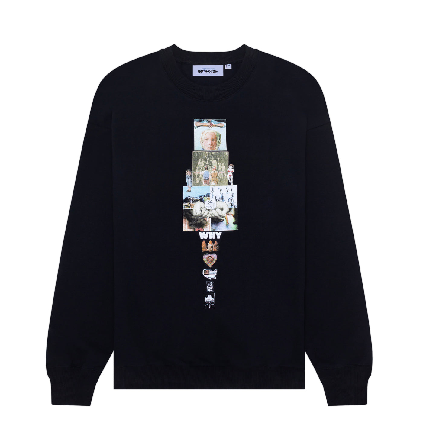 FUCKING AWESOME STORE COLLAGE CREWNECK - BLACK