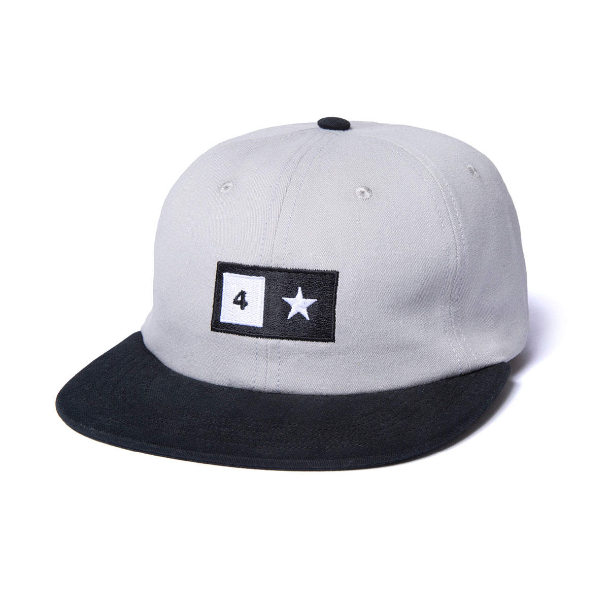 Lakai Fourstar Bar Logo Polo Hat - Grey Black