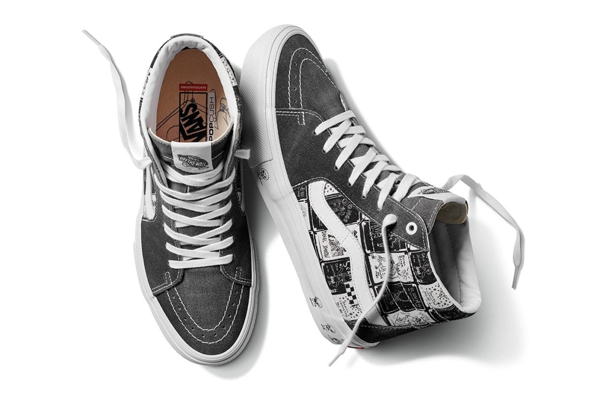 VANS SKATE SK8-HI - (DANIEL JOHNSTON) RAVEN