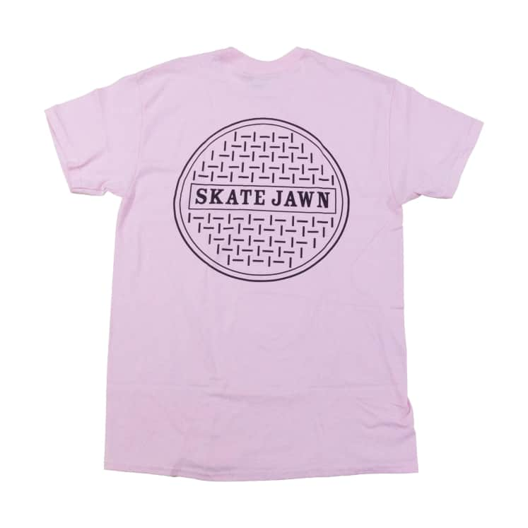 SKATE JAWN SEWER CAP TEE - PINK