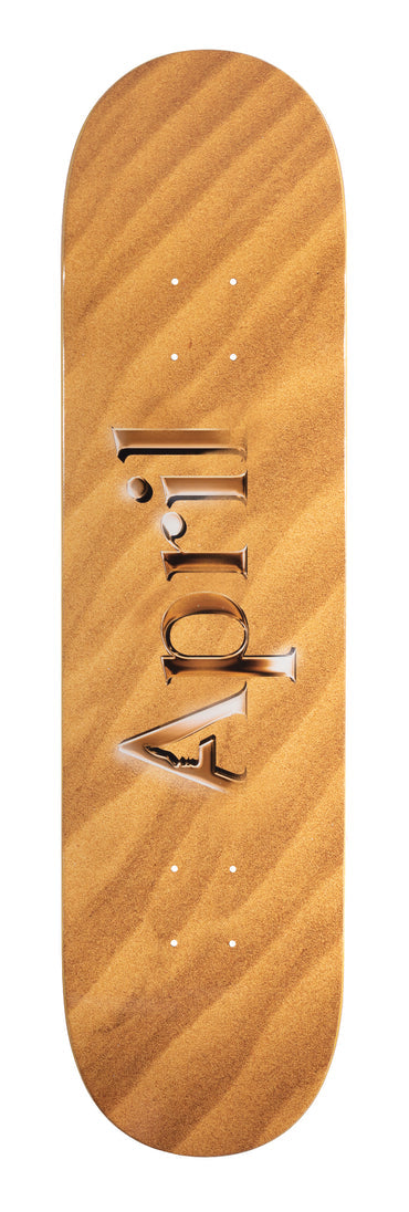 April Sand Logo Deck - 7.8