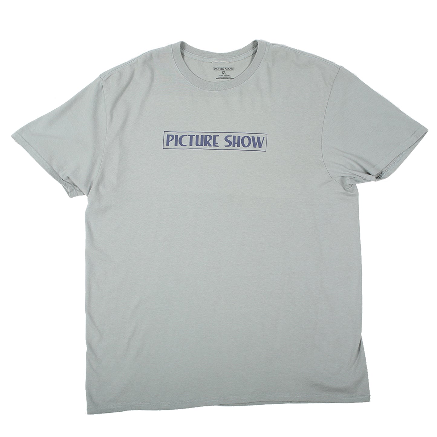 PICTURE SHOW VHS TEE - DOVE GREY