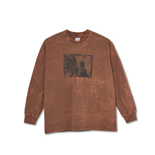 POLAR LEAVES AND WINDOW L/S TEE - RUST