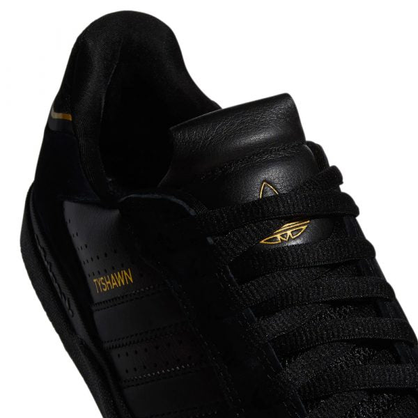 Adidas tyshawn black store gold