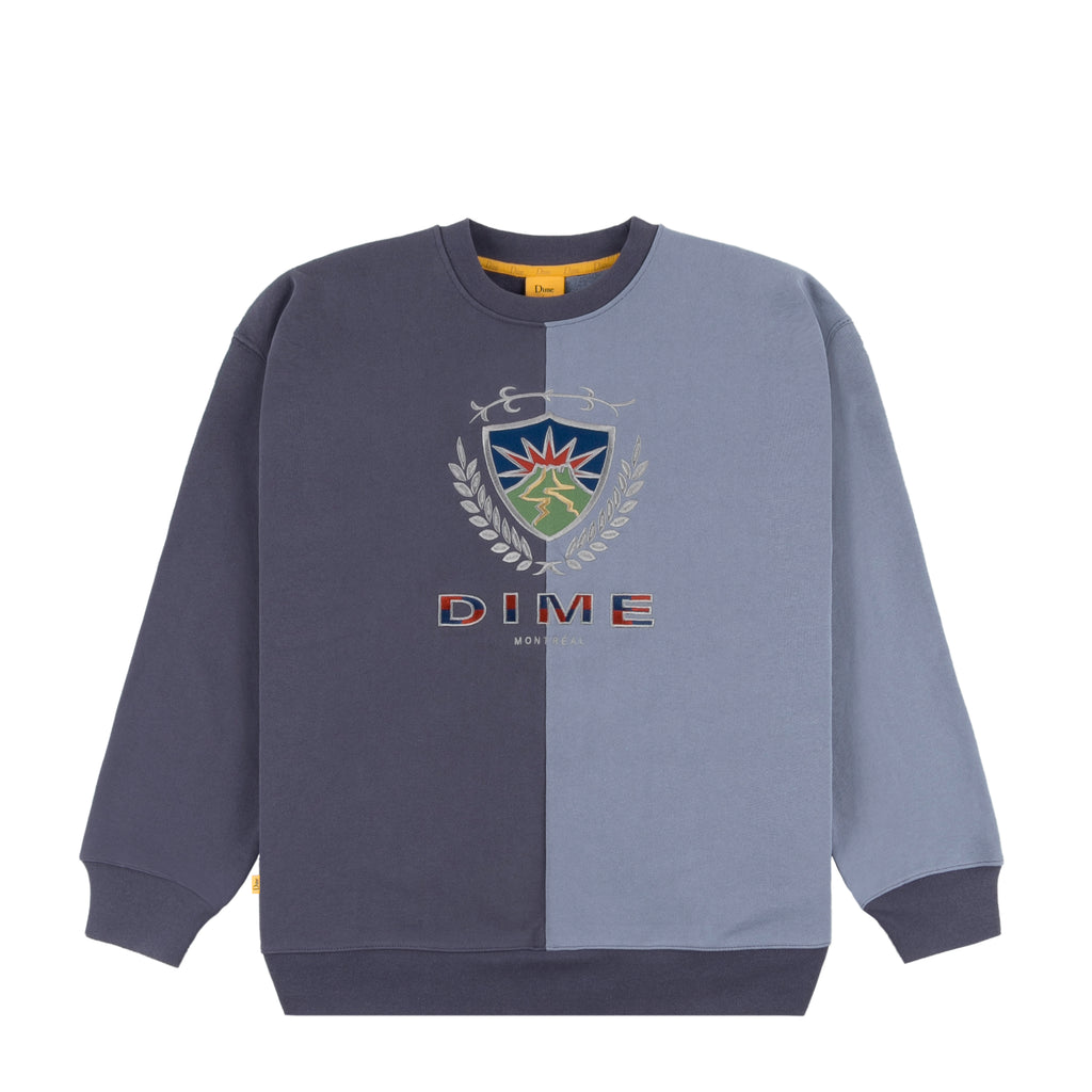 DIME SPLIT CREST CREWNECK - LAVENDER