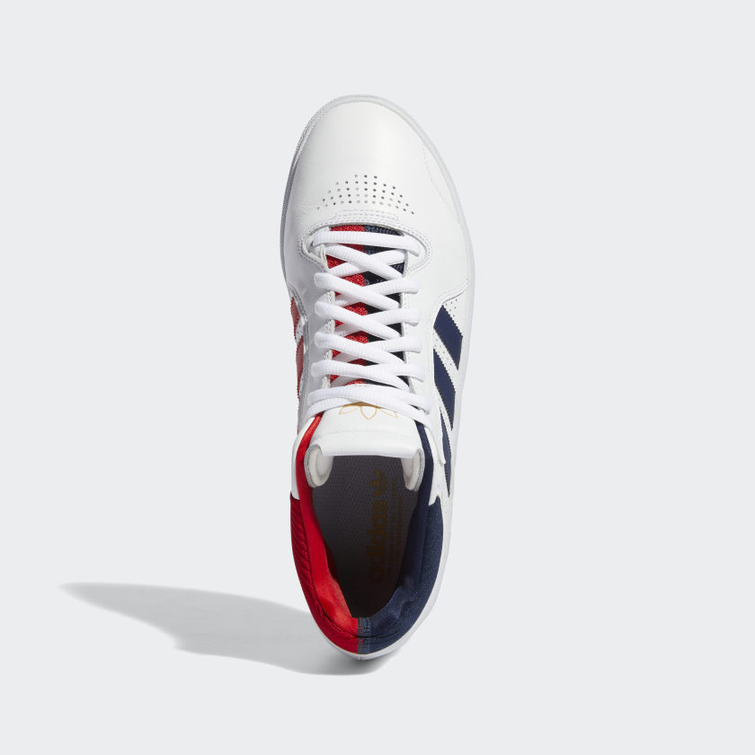 Adidas Tyshawn Pro - White Navy Red