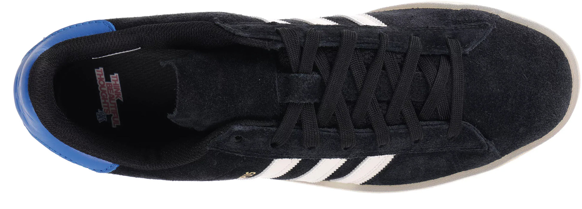 ADIDAS SKATEBOARDING SHOE ADIDAS Adidas Campus ADV - (Maxallure)  Black White Blue