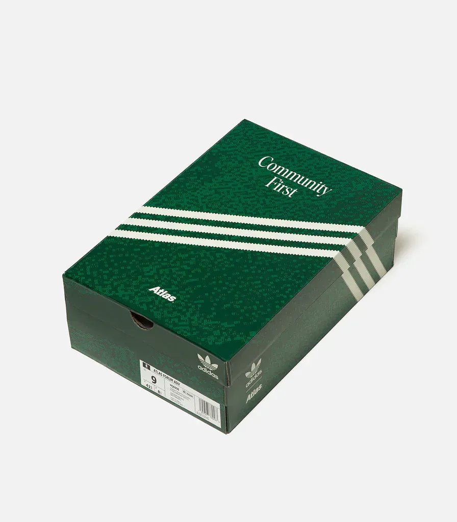 ADIDAS SKATEBOARDING SHOE ADIDAS Adidas Forum 84 Low ADV - (Atlas) White Green