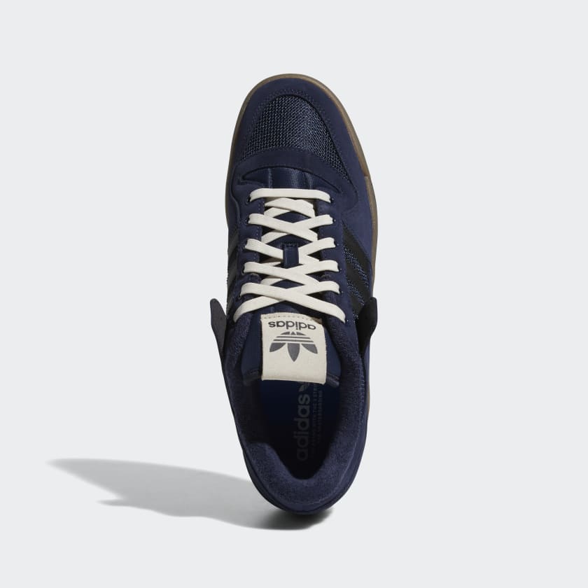 ADIDAS SKATEBOARDING SHOE ADIDAS 9 Adidas Forum 84 Low ADV - Navy Gum Black