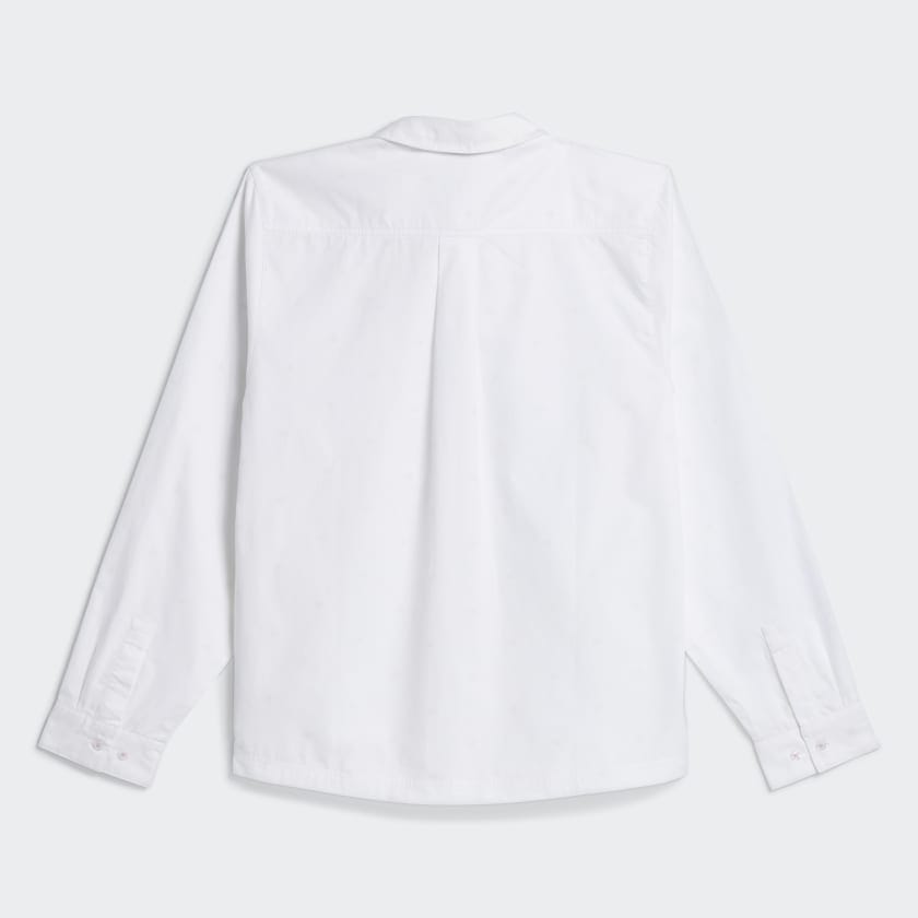 adidas white dress shirt adidas Originals knit shirt in white