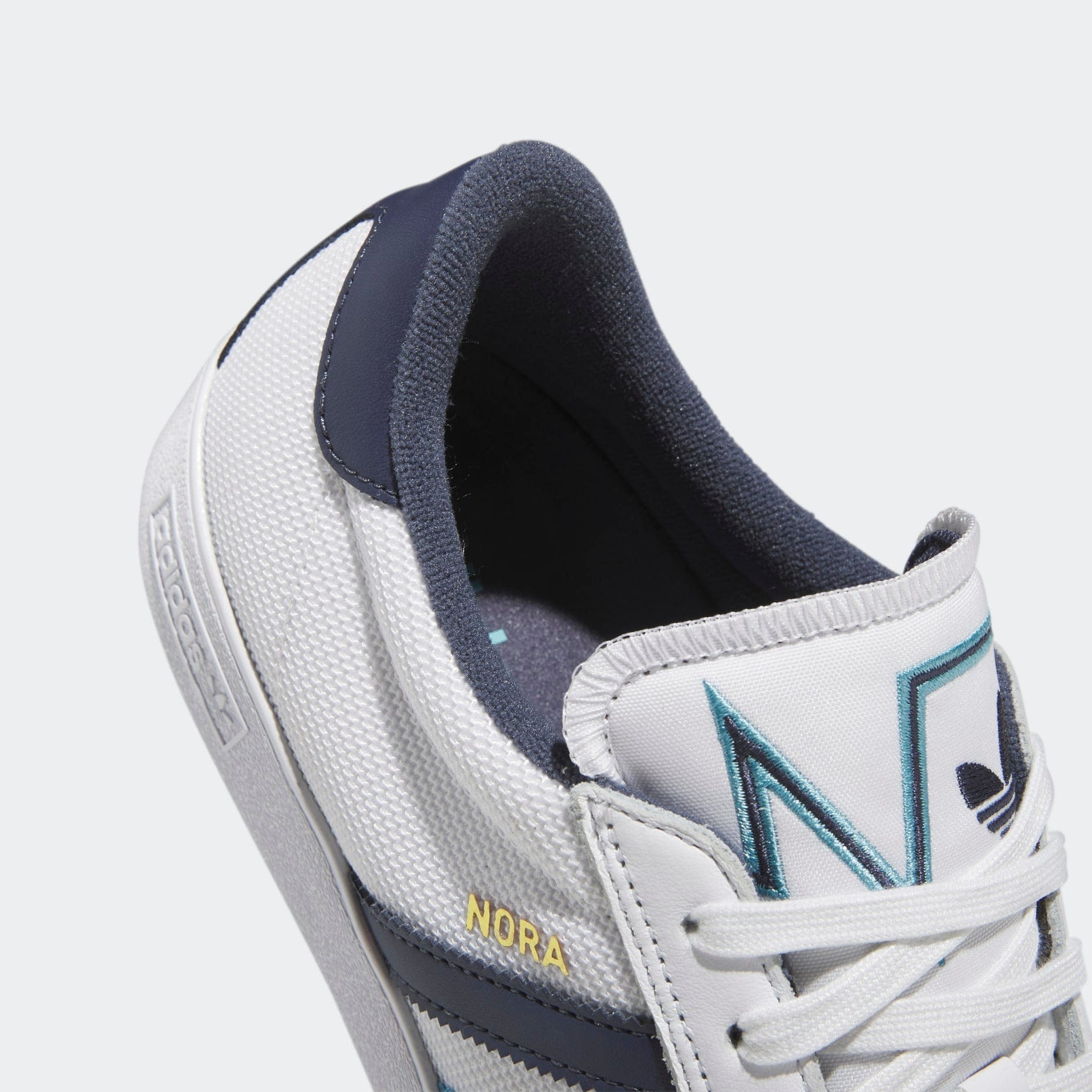 Adidas Nora - White Blue Shadow Navy – Holistic Skateshop
