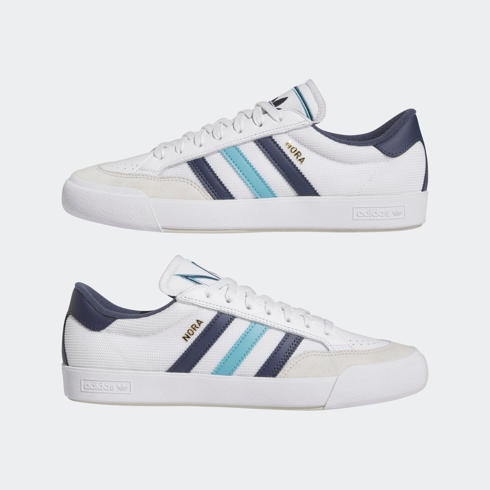 ADIDAS SKATEBOARDING SHOE ADIDAS Adidas Nora - White Blue Shadow Navy