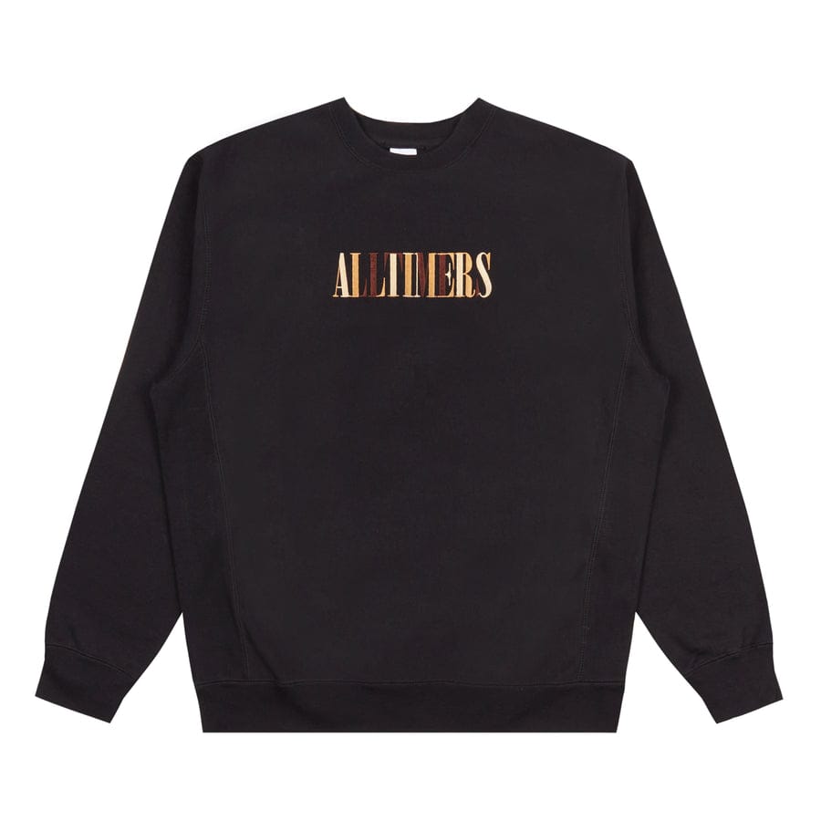 ALLTIMERS CREWNECK ALLTIMERS MIDTOWN HEAVYWEIGHT CREWNECK - BLACK