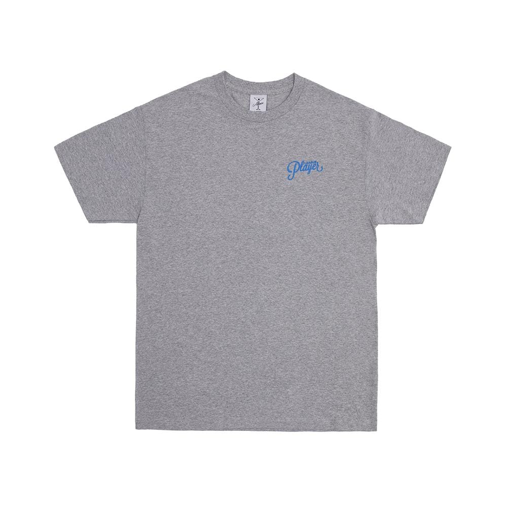 ALLTIMERS T-SHIRT ALLTIMERS PLISSKIN PLAYER TEE - HEATHER GREY