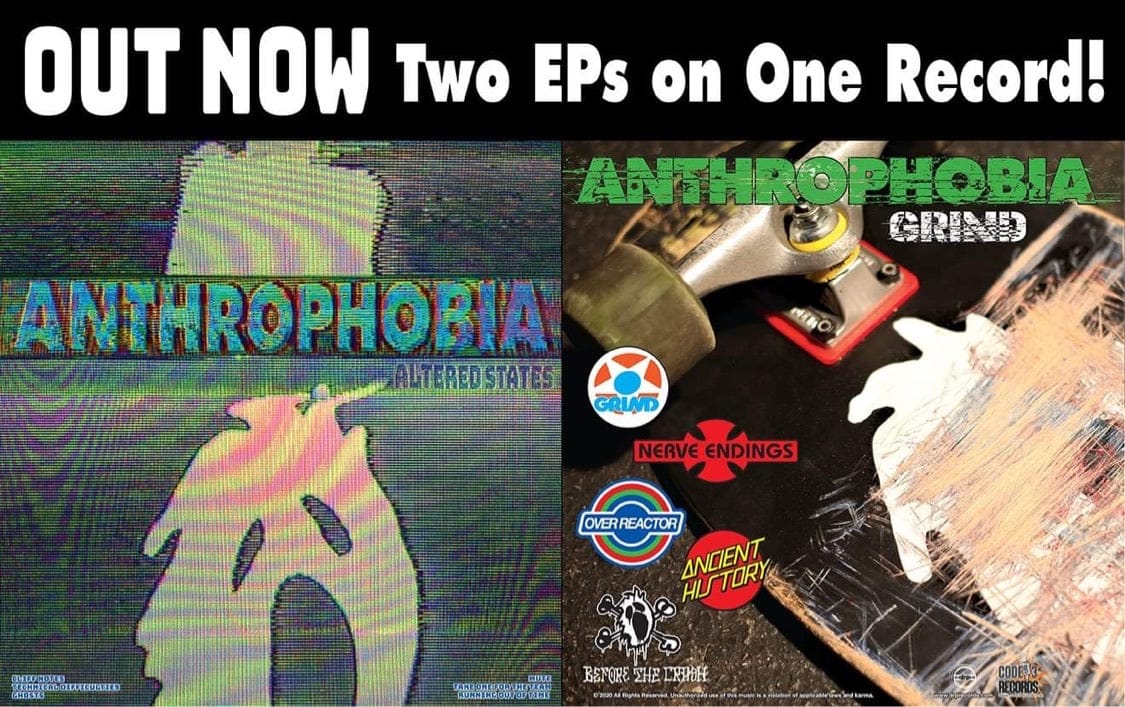 ANTHROPHOBIA VINYL RECORD ANTHROPHOBIA RECORD BUNDLE