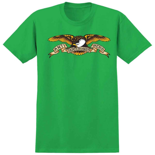 ANTI-HERO T-SHIRT M ANTI-HERO EAGLE TEE - KELLY GREEN