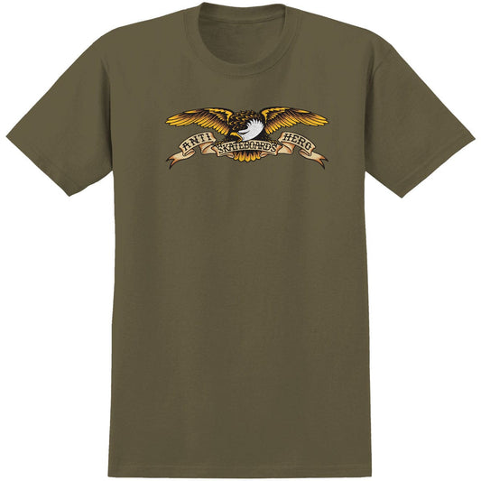 ANTI-HERO T-SHIRT ANTI-HERO EAGLE TEE - SAFARI GREEN