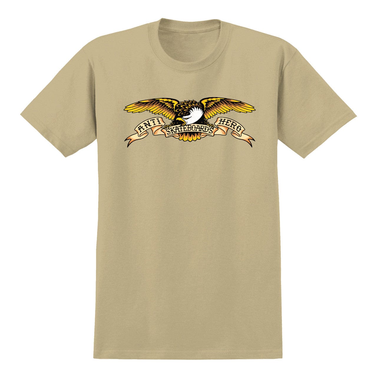 ANTI-HERO T-SHIRT ANTI-HERO EAGLE TEE - SAND BROWN