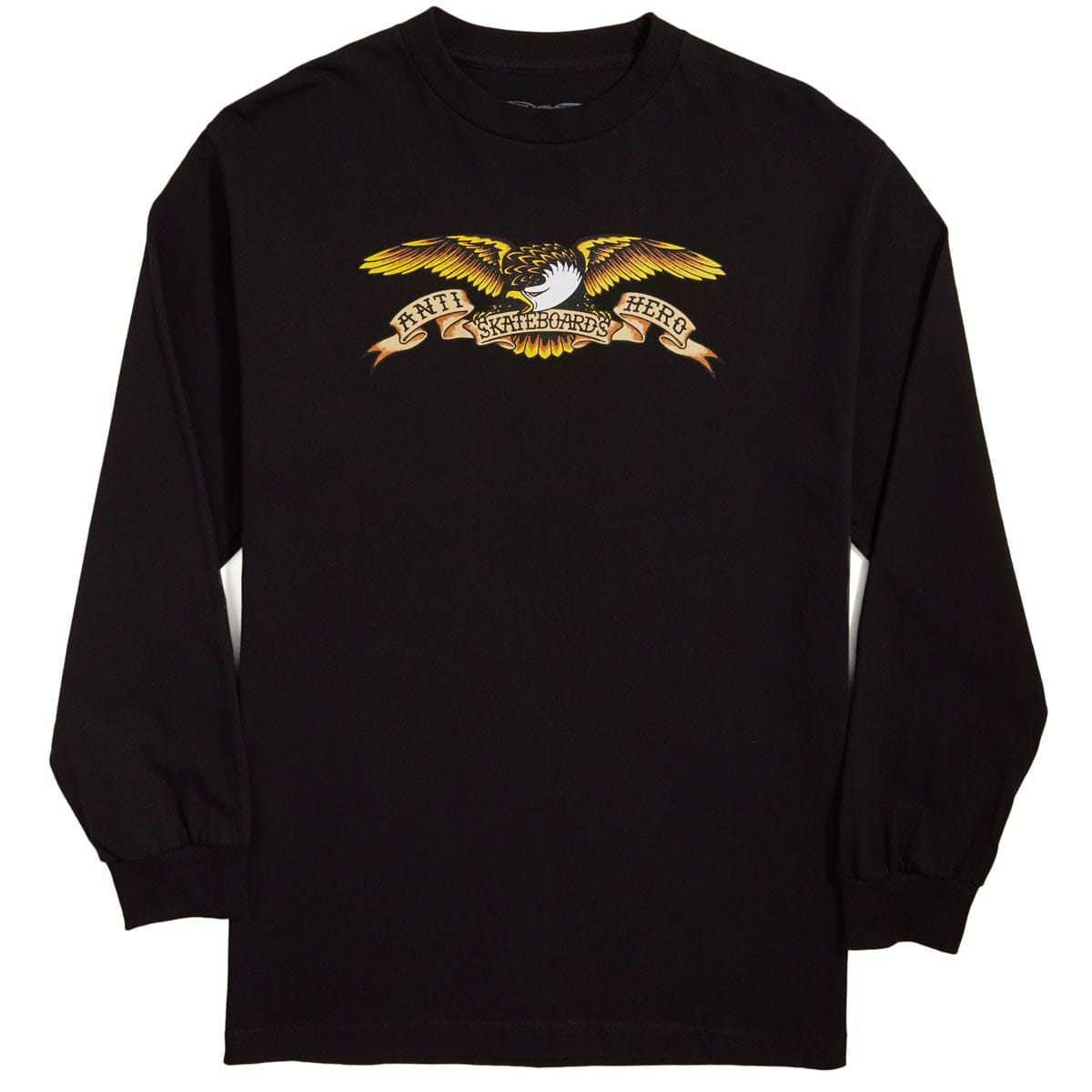 ANTI-HERO YOUTH LONGSLEEVE TEE ANTI-HERO EAGLE YOUTH L/S TEE - BLACK