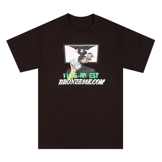 BRONZE T-SHIRT S BRONZE 56K 11:56AM TEE - BLACK