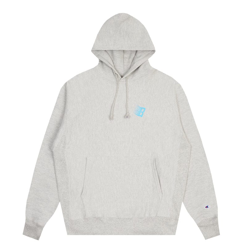 BRONZE HOODIE BRONZE 56K 3D B LOGO HOODIE - HEATHER GREY