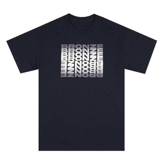 BRONZE T-SHIRT S BRONZE 56K FADE TEE - NAVY