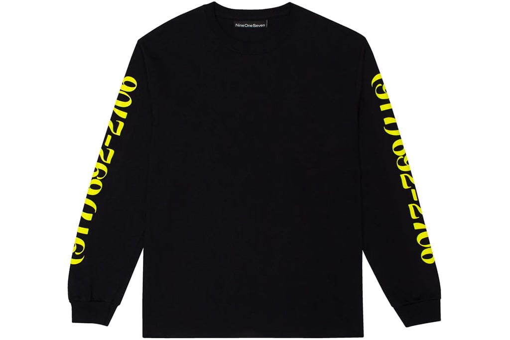 CALL ME 917 LONGSLEEVE TEE XL 917 Dialtone L/S Tee - Black