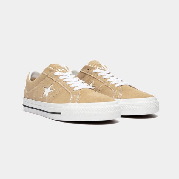 CONVERSE SKATEBOARDING SHOE CONVERSE CONVERSE CONS ONE STAR PRO - NOMAD KHAKI WHITE