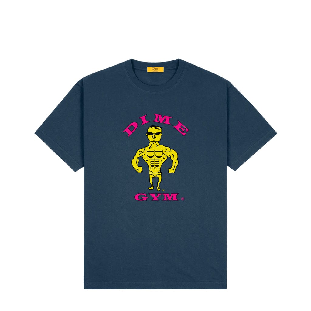 DIME MTL T-SHIRT DIME BUFF TEE - INDIGO
