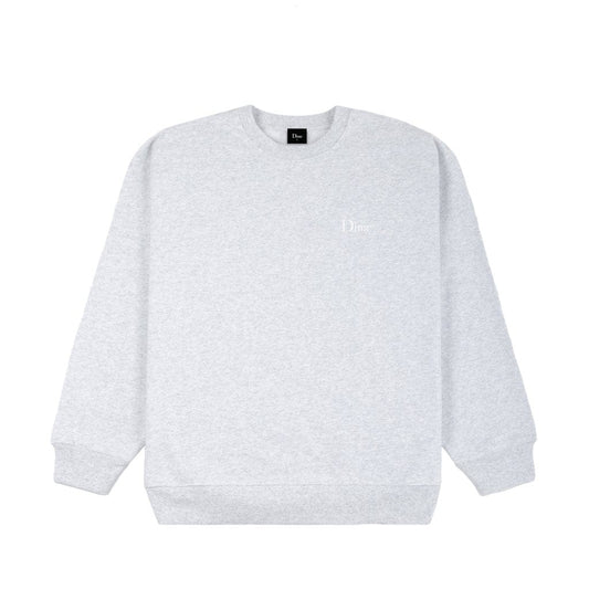 DIME MTL CREWNECK S DIME CLASSIC SMALL LOGO CREWNECK - ASH GRAY
