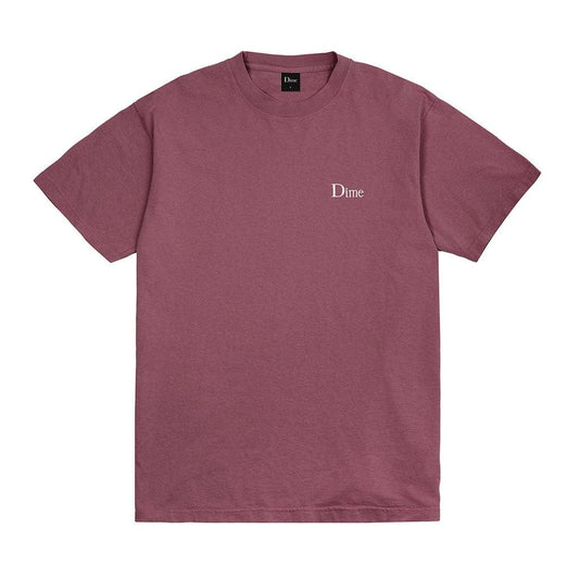 DIME MTL T-SHIRT S DIME CLASSIC SMALL LOGO TEE - MAUVE