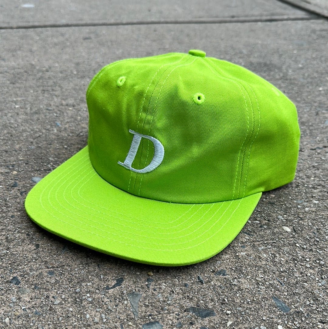 Dime D Logo Hat - Lime Green – Holistic Skateshop