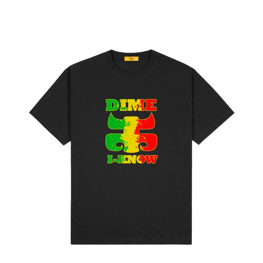 DIME MTL T-SHIRT DIME I KNOW TEE - BLACK