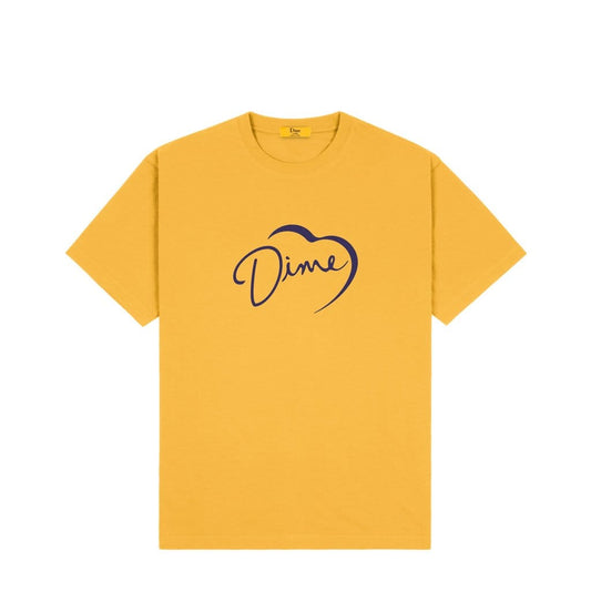 DIME MTL T-SHIRT L DIME IM ALIVE TEE - DARK YELLOW