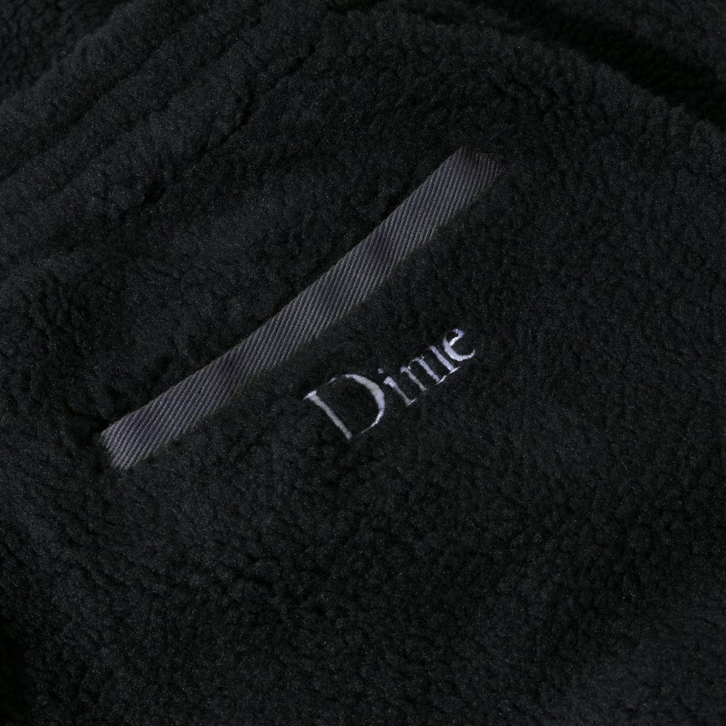 DIME MTL PANTS L DIME SHERPA DENIM PANTS - BLACK